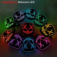 Máscara de Purga LED Neón — Halloween