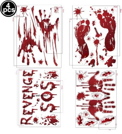 Pack Coche Terrorífico — Pegatinas y Decoración Halloween