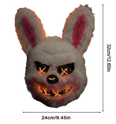 Máscara LED Conejo/Oso — Halloween