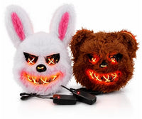 Máscara LED Conejo/Oso — Halloween